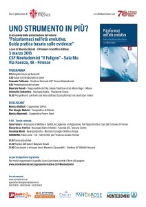 Programma 3 marzo Firenze