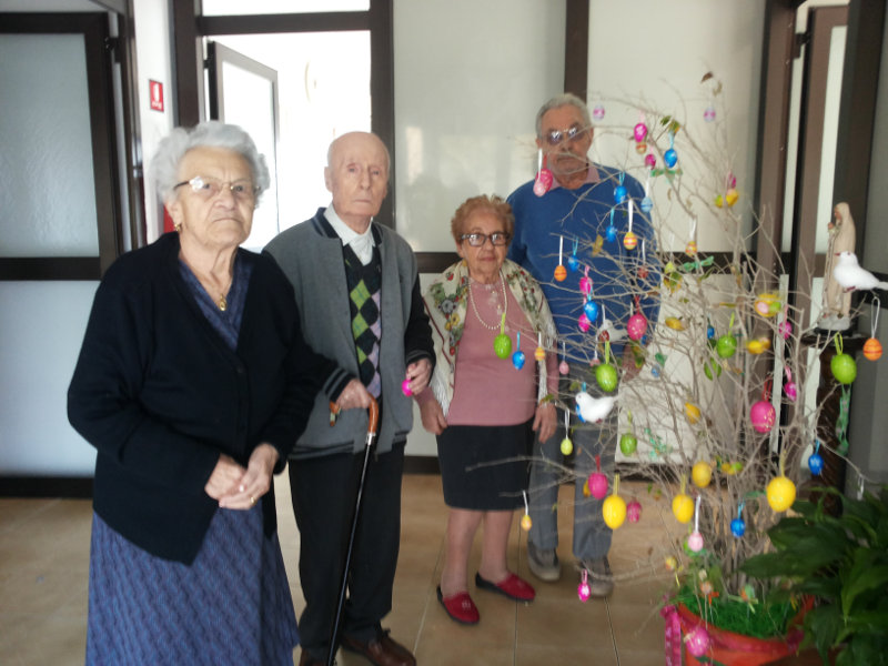 L'albero pasquale alla Stella del mare