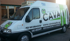 Il furgone per il catering