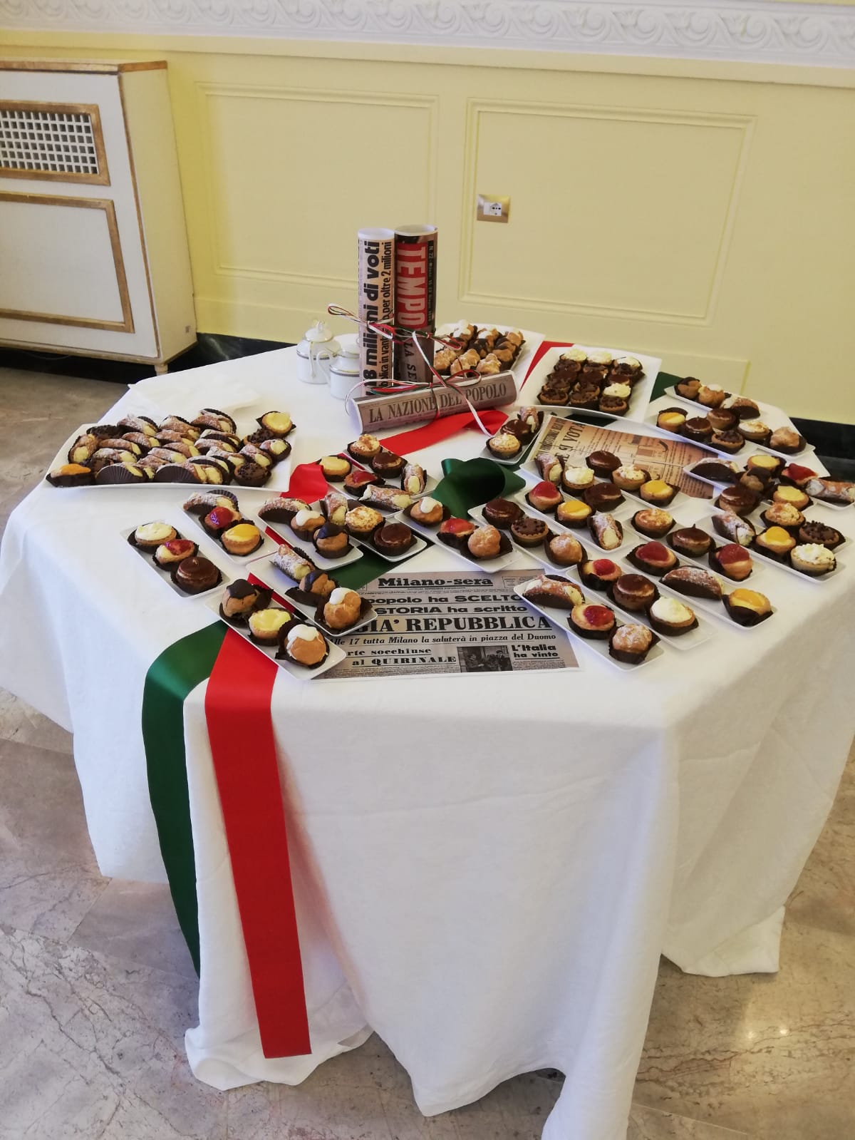 Servizio catering speciale in Prefettura per la Festa della Repubblica
